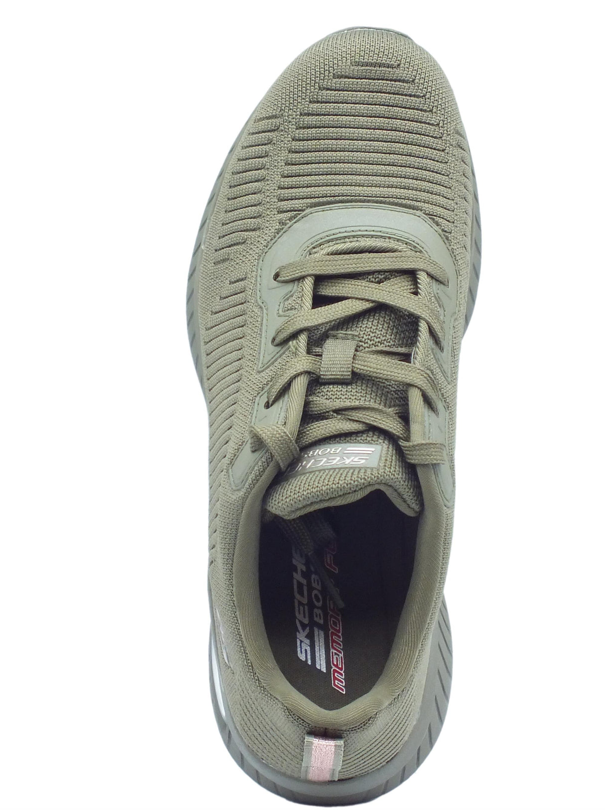 Skechers Skechers 117378 Bobs Squad Air Close Encounter Olive Scarpe Sportive per Donna in tessuto Olive