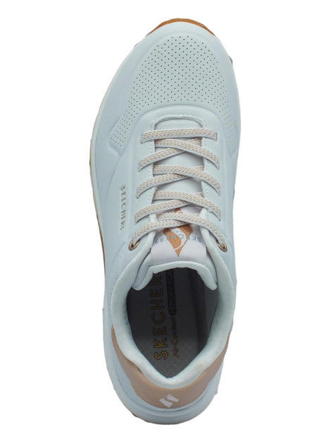Skechers Skechers Street 155196 Uno Shimmer Away White Scarpe Sportive per Donna in sintetico White