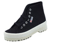 Superga Superga 2341 Alpina Black Scarponcini sportivi per Donna in tessuto nero Black