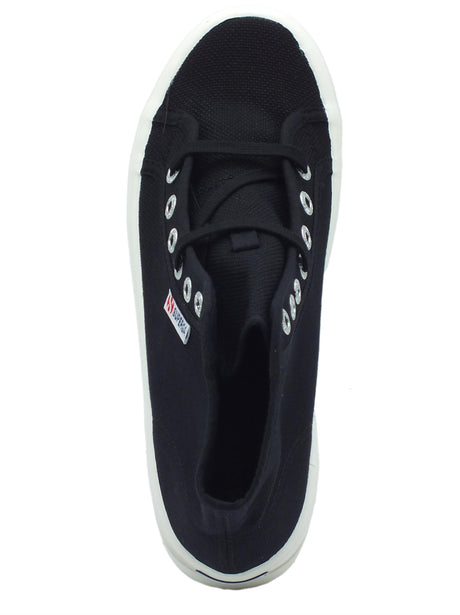 Superga Superga 2341 Alpina Black Scarponcini sportivi per Donna in tessuto nero Black