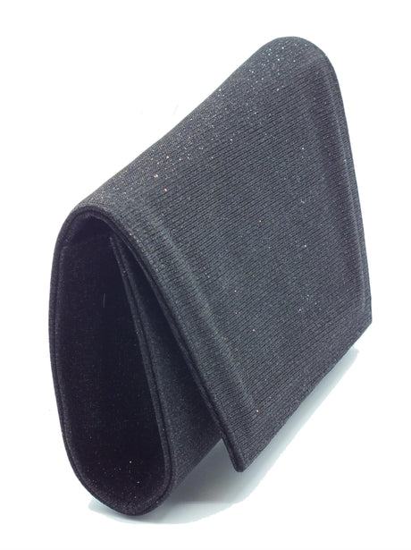 Valleverde Valleverde 97100 Nero Pochette elegante da cerimonia con tracollina per Donna brillantinata Nero