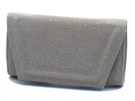 Valleverde Valleverde 97100 Cipria Pochette elegante da cerimonia con tracollina per Donna brillantinata Cipria