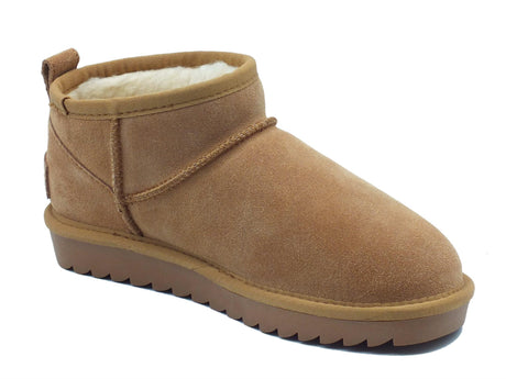 Colors of California Colors of California HC.YW078 Tanganica mammuttini per Donna in nabuk con pile zeppa bassa Tanganica