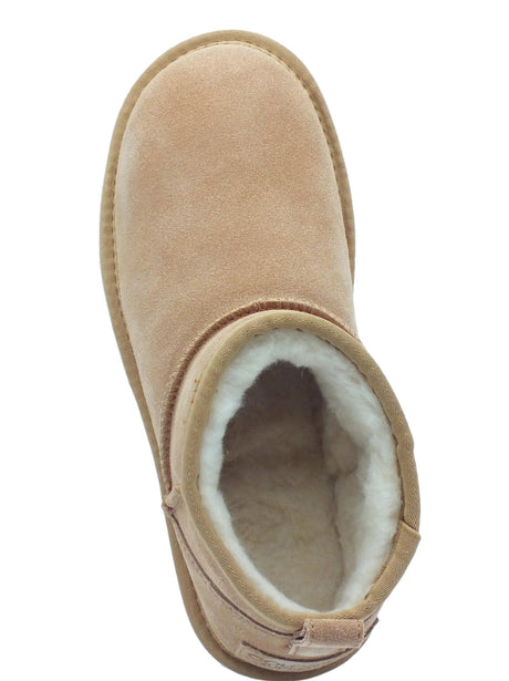 Colors of California Colors of California HC.YW078 Tanganica mammuttini per Donna in nabuk con pile zeppa bassa Tanganica