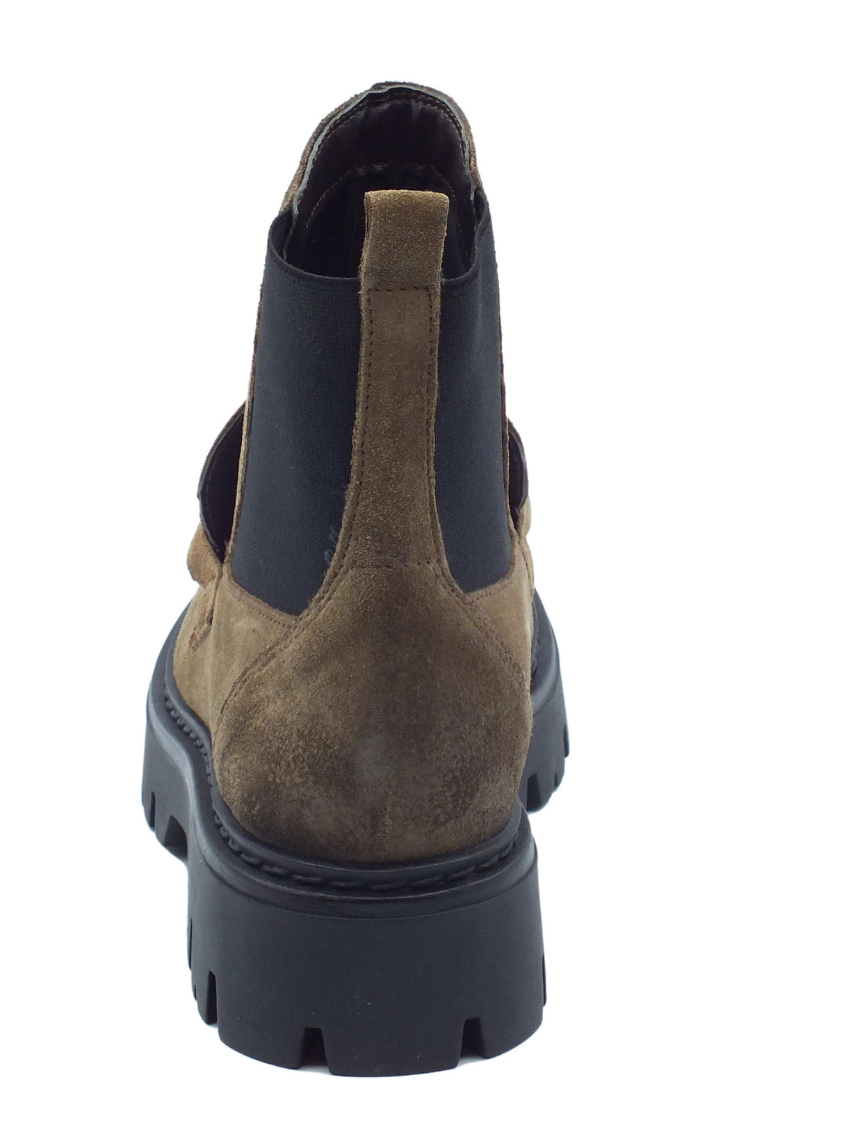 CafèNoir CAFèNOIR FM6012 Noce Tronchetti per Donna in nabuk con elastico Noce