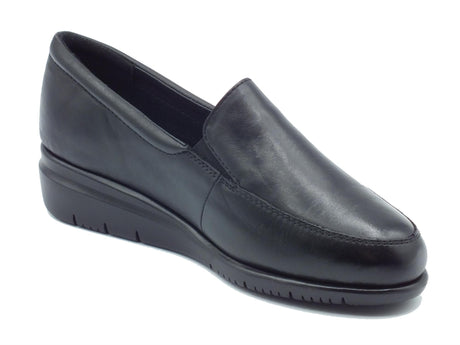 Cinzia Soft Cinzia Soft IV1117854 Black Mocassini per Donna in pelle con zeppa bassa Black