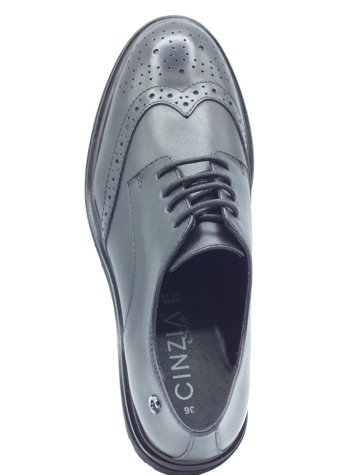 Cinzia Soft Cinzia Soft IV4420698 Black Francesine per Donna in pelle duilio fondo roccia Black