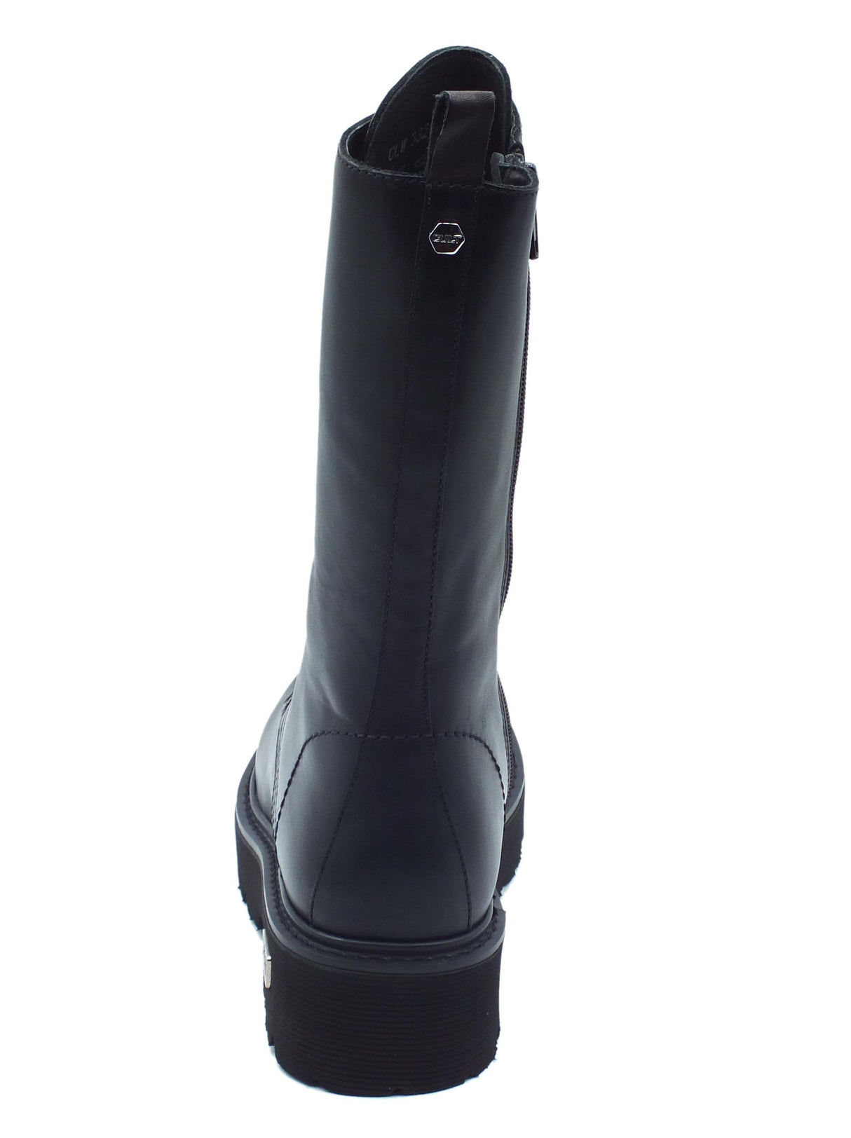 CULT CULT CLW332400 Slash Black Anfibi per Donna in pelle modello paracadutista Black