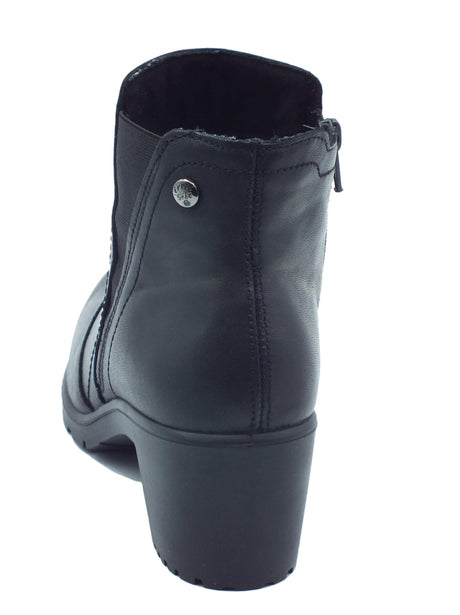 ENVAL Soft ENVAL Soft 4751700 Nappa Soft Nero Tronchetti per Donna in pelle con lampo tacco medio Nappa Soft Nero