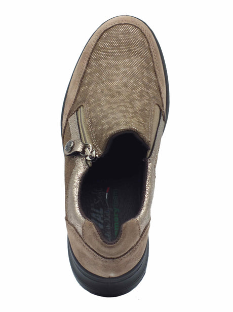 ENVAL Soft ENVAL Soft 4760222 Scam Afrodite Fango Slip-on con lampo per Donna in nabuk satinato con zeppa alta Fango