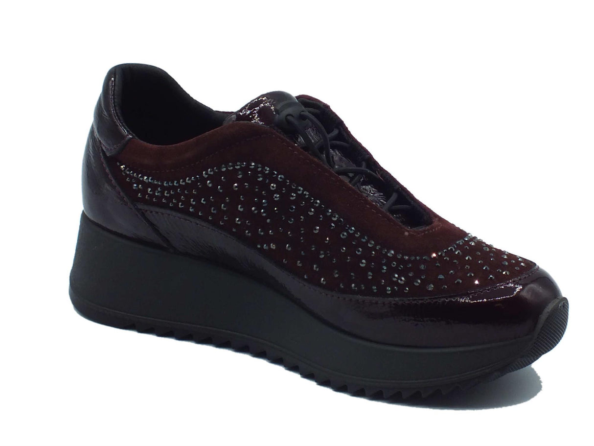 ENVAL Soft ENVAL Soft 4774722 Naplak scamosciato bordò Slip-on laccio Donna pelle nabuk bordo con zeppa media bordò