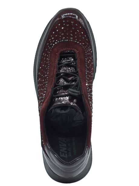 ENVAL Soft ENVAL Soft 4774722 Naplak scamosciato bordò Slip-on laccio Donna pelle nabuk bordo con zeppa media bordò