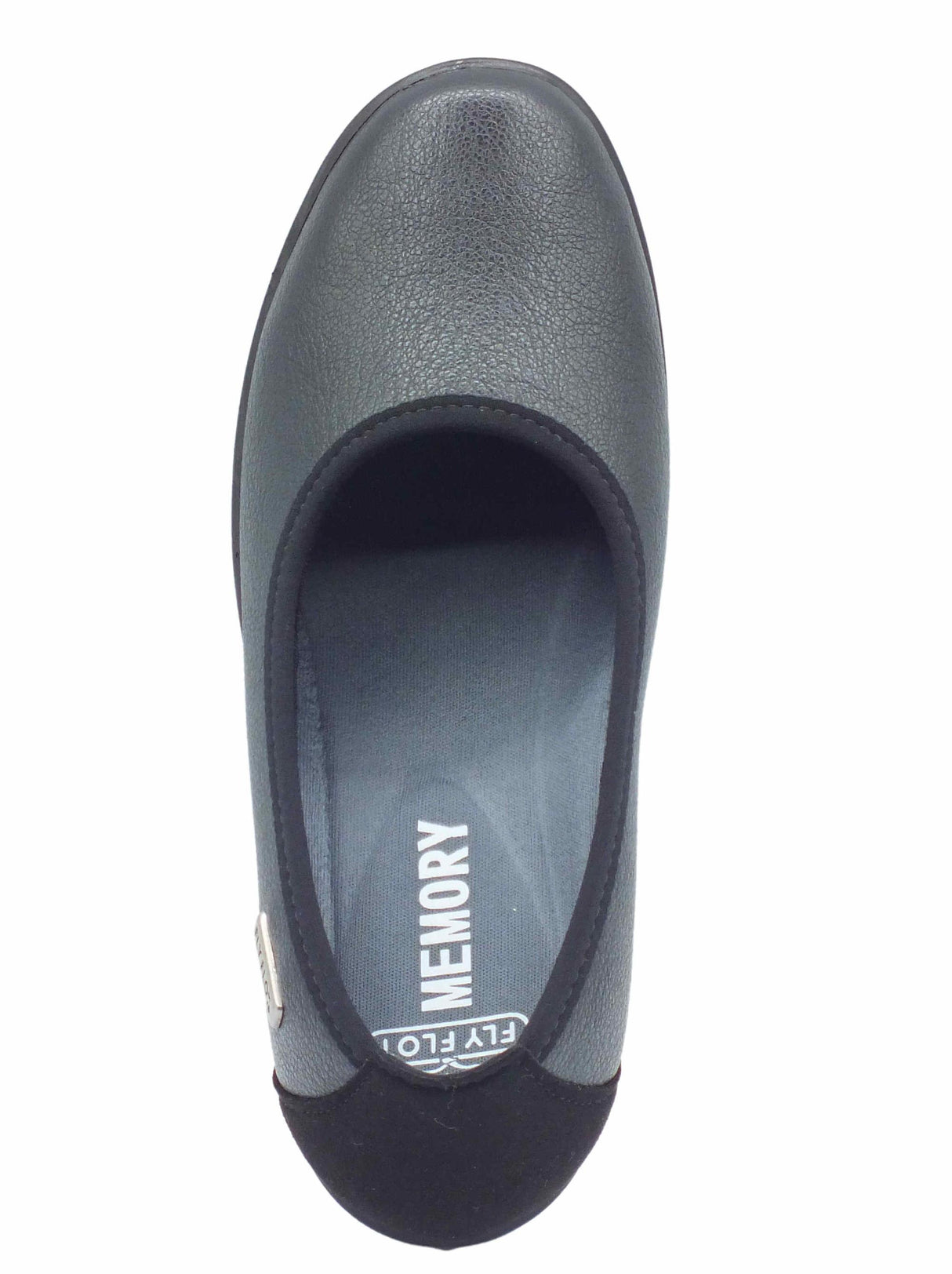 FlyFlot FlyFlot 18 X15 2X Gasperina Nero Decoltè per Donna in ecopelle con sottopiede in memory Nero