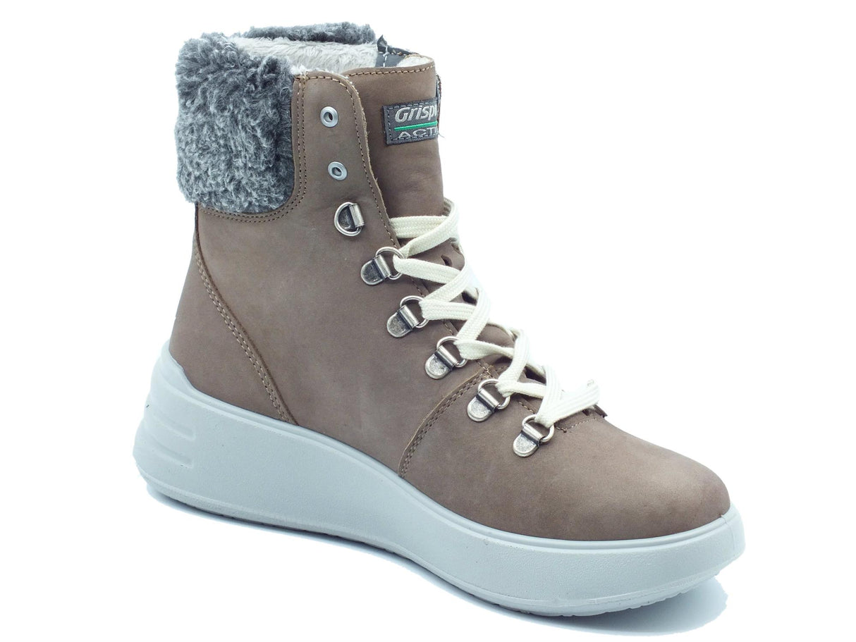 Grisport Grisport Active 6806S4G Visone Leggero Scarponcini per Donna in nabuk fondo antistatico marrone
