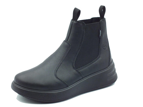 Grisport Grisport 6808T1G Nero Touch Scarponcini Beatles per Donna in pelle fondo antistatico Nero Touch