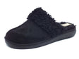 InBlu InBlu EK000010 Nero Pantofole per Donna in tessuto con ecopellicciotto Nero