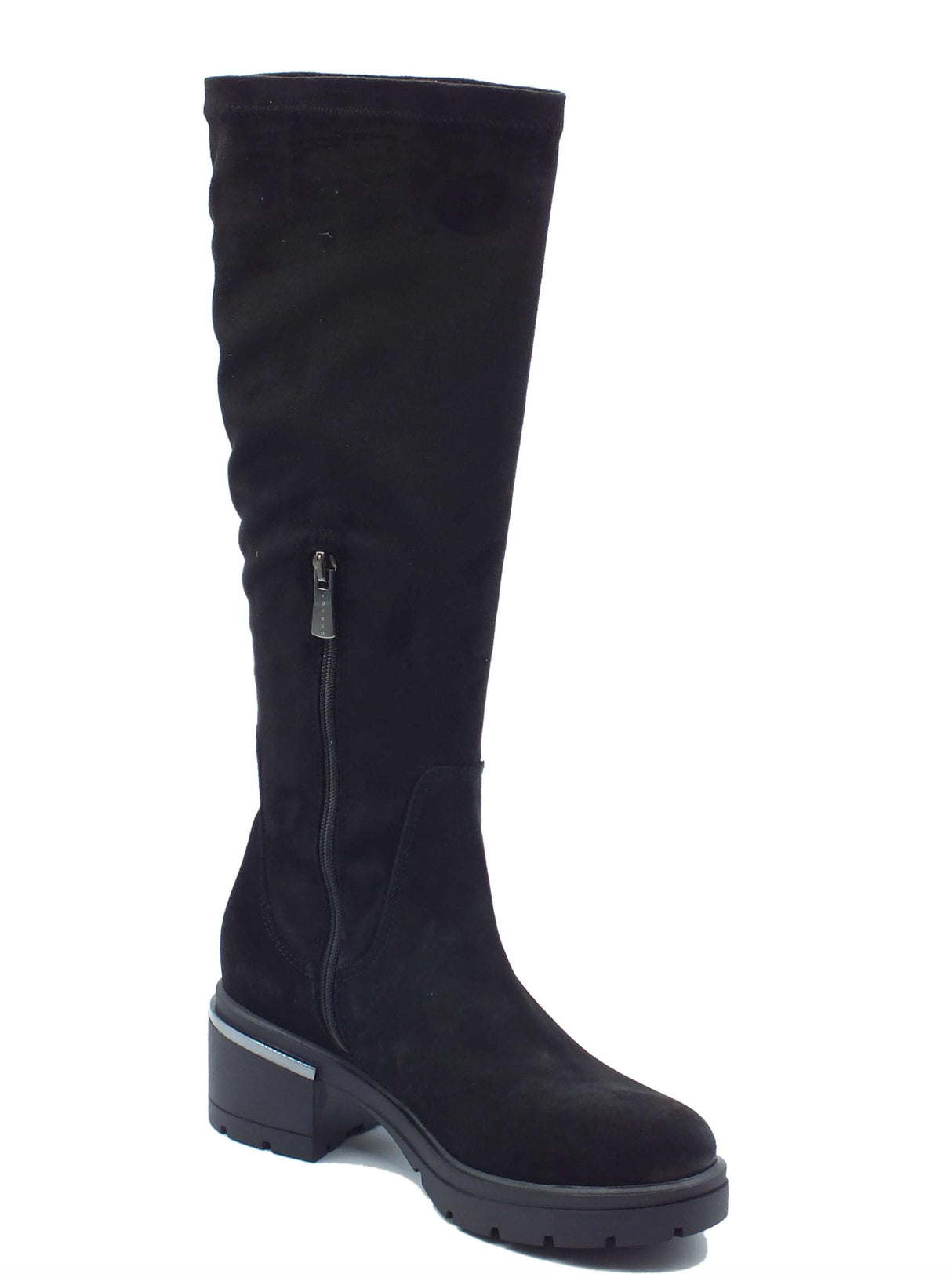 Igi&Co Igi&Co 4683611 Scam Nero Stivali con tacco per Donna in nabuk con mezzalampo Nero