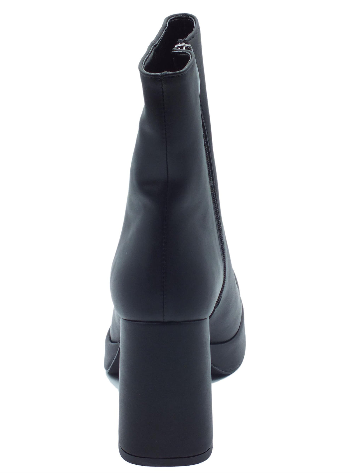 Nacrèe Nacrèe 5004M010 Clip Nero Tronchetti per Donna in ecopelle con tacco alto Nero