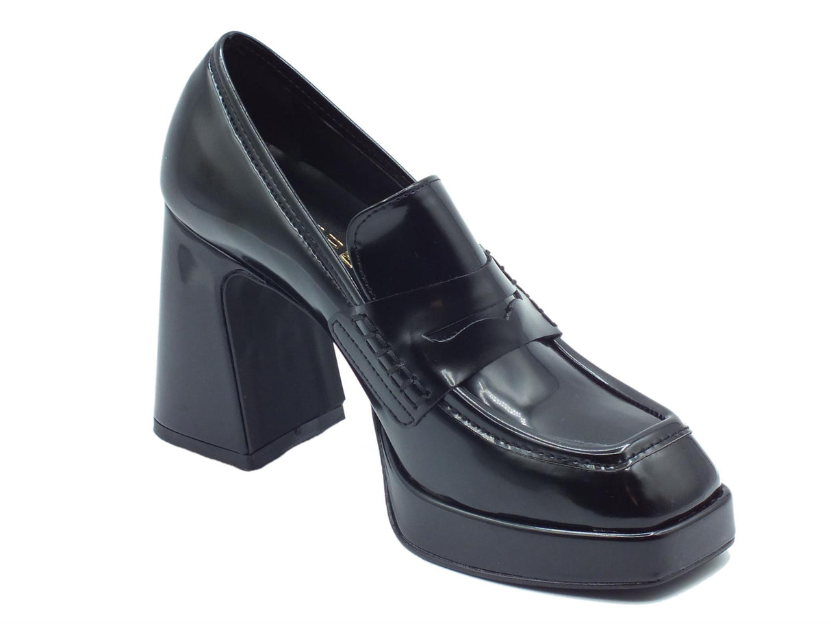 Nacrèe Nacrèe 5004M004 Pool Nero Mocassini eleganti per Donna modello classico tacco alto Nero