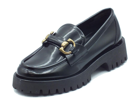 Nacrèe Nacrèe 631R049 Pool Nero Mocassini per Donna modello classico zeppa media Nero