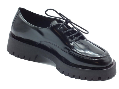 Nacrèe Nacrèe 631R053 Pool Nero Francesine per Donna in ecopelle con tacco medio Nero