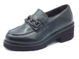 Melluso Melluso 034321 Nero Mocassini comfort per Donna in pelle con tacco medio Nero