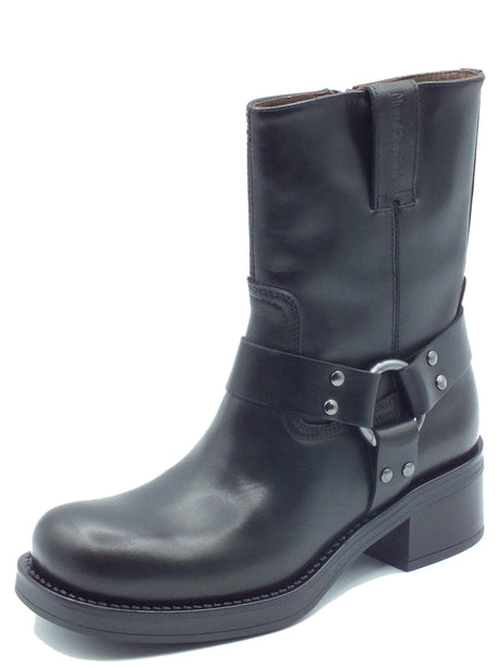 Nero Giardini Nero Giardini I309220D Guanto Nero StivalI per Donna in pelle con lampo Guanto Nero