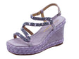 Alma en Pena Alma en Pena V240978 Suede Lilac Sandali eleganti per Donna lilla con brillanti lilla Lilac