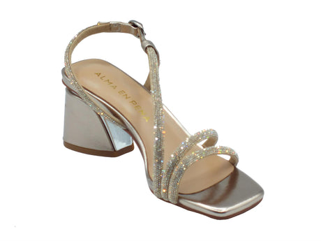 Alma en Pena Alma en Pena V240723 Diva Bronze Sandali eleganti per Donna con brillanti Diva Bronze