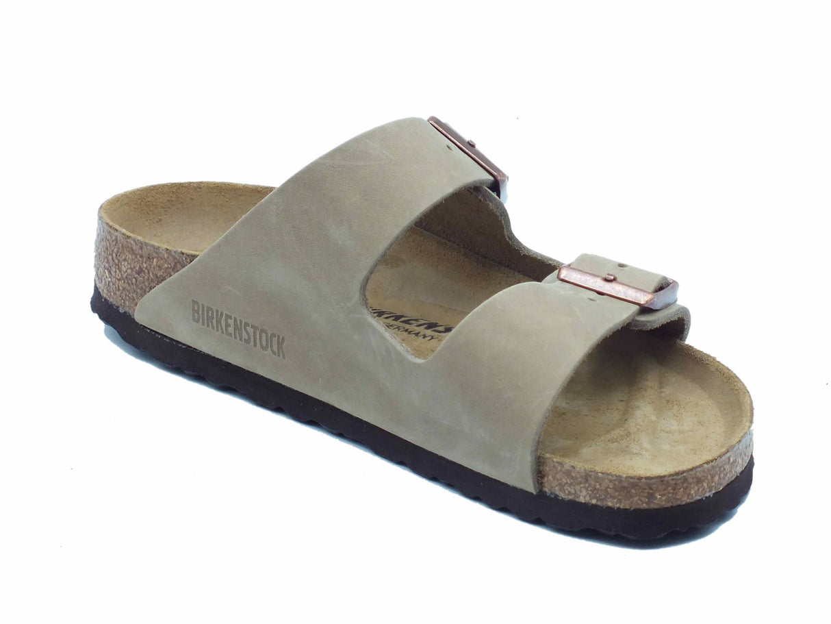 Birkenstock Birkenstock 0352203 Arizona BS Tabacco Brown Sandalo con doppia fibia in pelle marrone