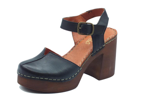 Cinzia Soft Cinzia Soft PQ8235460 Black Sandali con tacco alto per Donna in pelle nera con plateau Black