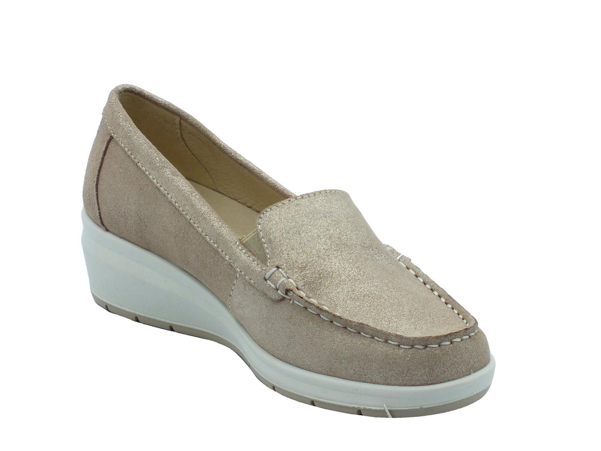 ENVAL Soft ENVAL Soft 5754522 Scamosciato Platino Mocassini per Donna con memory foam Platino