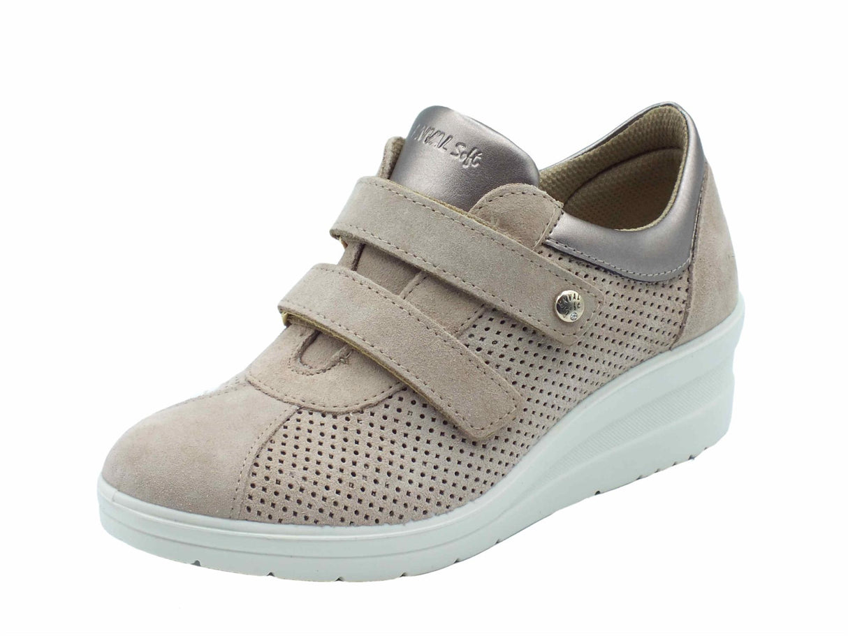ENVAL Soft ENVAL Soft 5758733 Scamosciato Visone Sneakers Confort per Donna con doppio stretch Visone