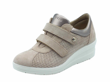 ENVAL Soft ENVAL Soft 5758733 Scamosciato Visone Sneakers Confort per Donna con doppio stretch Visone