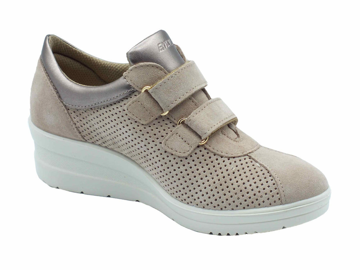 ENVAL Soft ENVAL Soft 5758733 Scamosciato Visone Sneakers Confort per Donna con doppio stretch Visone
