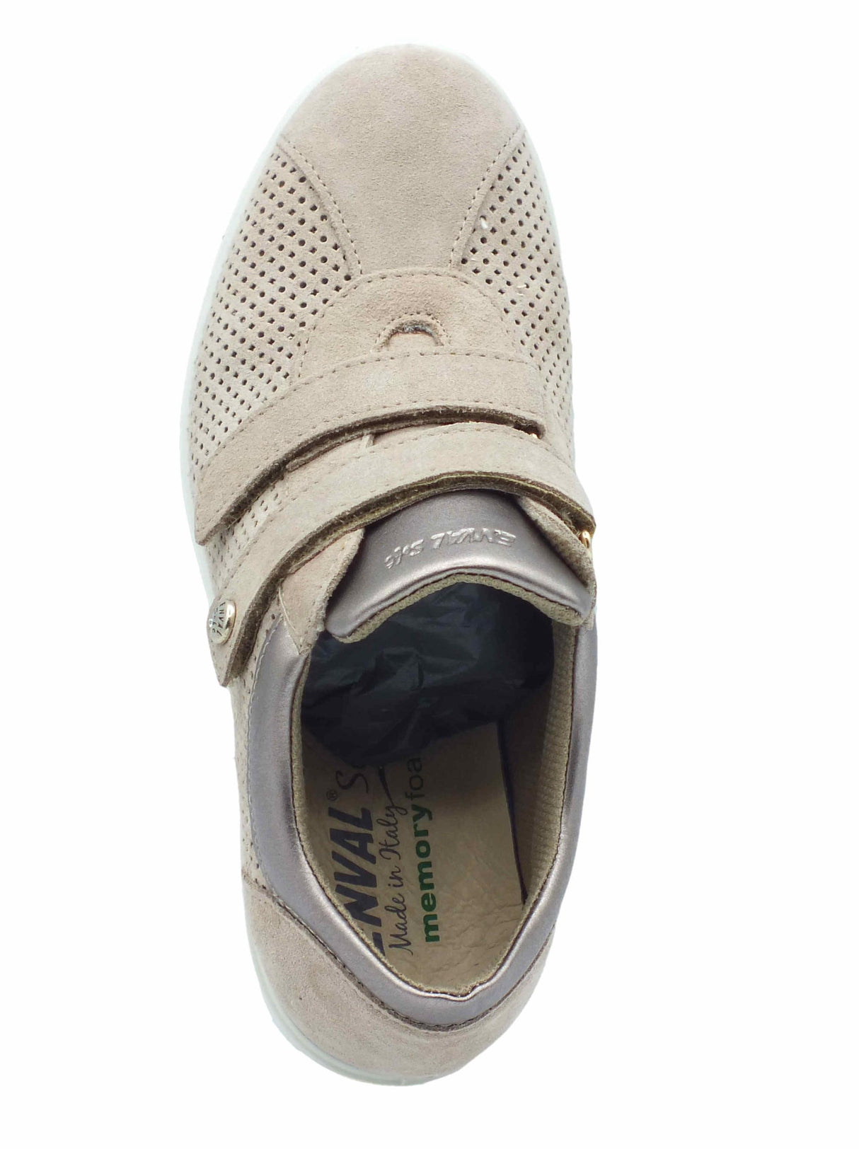 ENVAL Soft ENVAL Soft 5758733 Scamosciato Visone Sneakers Confort per Donna con doppio stretch Visone