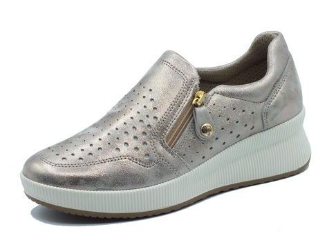 ENVAL Soft ENVAL Soft 5768644 Capra Perlato Nuvolato Taupe Sneakers Confort per Donna con lampo taupe