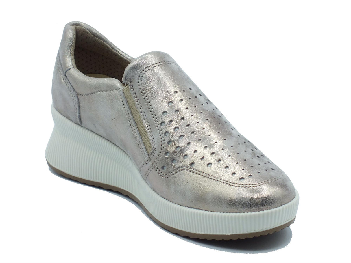 ENVAL Soft ENVAL Soft 5768644 Capra Perlato Nuvolato Taupe Sneakers Confort per Donna con lampo taupe