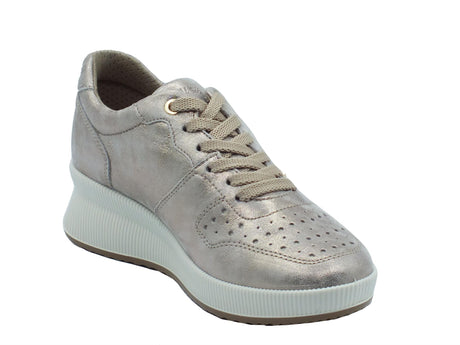 ENVAL Soft ENVAL Soft 5768744 Capra Perlato Nuvolato Taupe Sneakers Confort per Donna con lacci Taupe