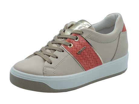 Igi&Co Igi&Co 5658522 Nappa Soft Naturale Sneakers sportive per Donna in pelle rosa con zeppa bassa rosa