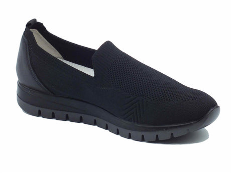 Igi&Co Igi&Co 5660600 Nero Mocassini per Donna in tessuto brillantinato elasticizzato Nero