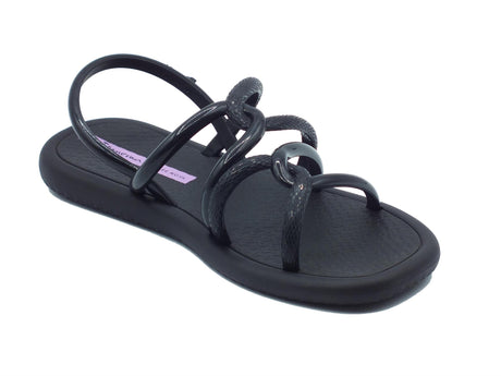 Ipanema Ipanema 27135 Meu Sol Sandal Dark Black Sandali per Donna in gomma nero con zeppa bassa Black