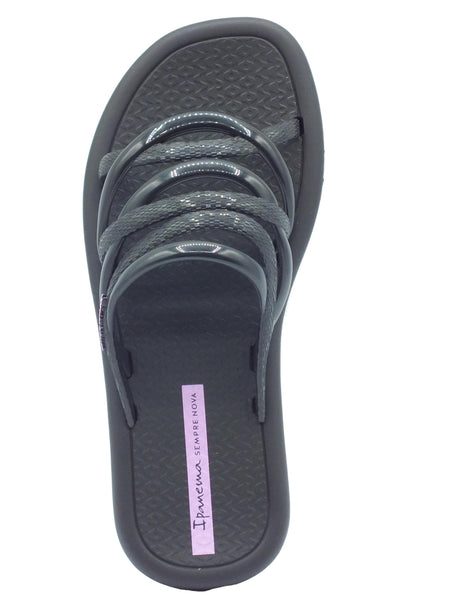Ipanema Ipanema 83606 Meu Sol Slide Black Sandali per Donna in gomma nera con zeppa bassa Black