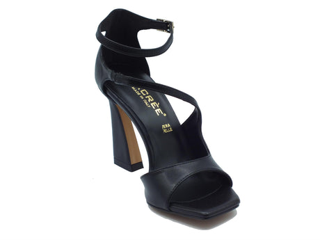 Nacrèe Nacrèe 546K035 Cap Nero Sandali eleganti per Donna tacco alto rosa Nero