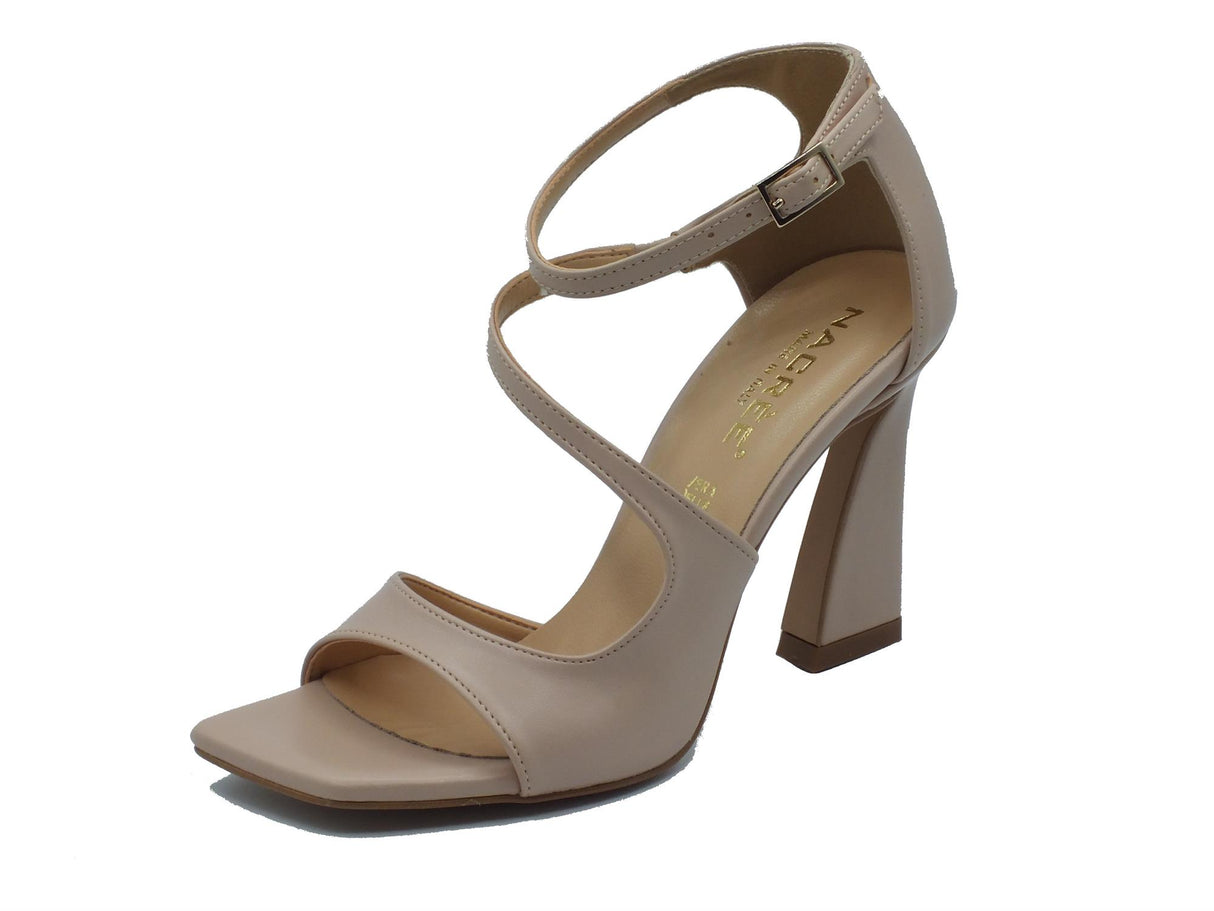 Nacrèe Nacrèe 546K035 Cap Nude Sandali eleganti per Donna tacco alto rosa Cap Nude