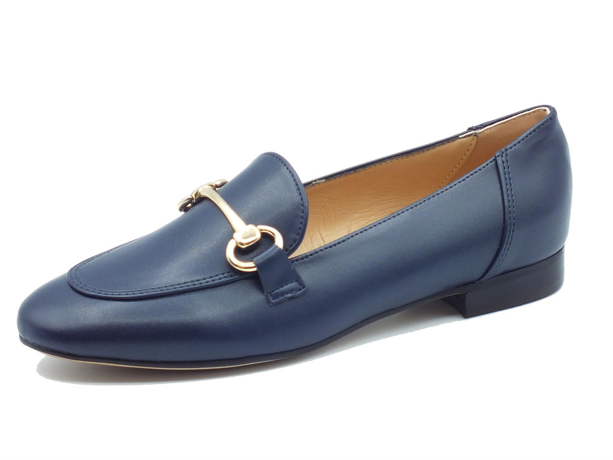 Nacrèe Nacrèe 715004 CAP Blu Mocassini Classici per donna in ecopelle con tacco basso Blu