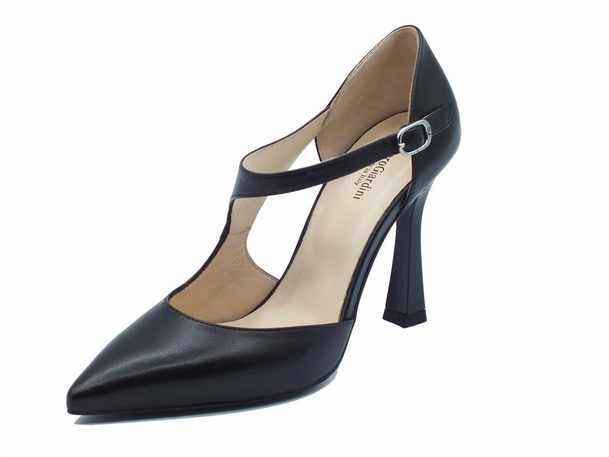 Nero Giardini NeroGiardini E409340DE Nappa Nero Decoltè eleganti per Donna in pelle tacco alto Nero