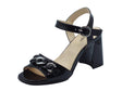 Nero Giardini NeroGiardini E410230D Athos Nero Sandali Eleganti per Donna in vernice con tacco alto Nero