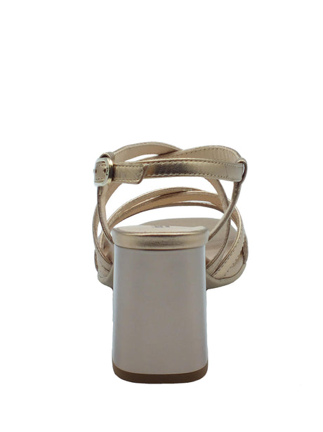 Nero Giardini NeroGiardini E410232D Laminato Sandalo Sandali Eleganti per Donna in pelle con tacco alto Laminato Sandalo