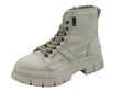 OXS OXS Kyla OXW202200 Off White Anfibi per Donna in tessuto tecnico bianco zeppa alta Off White